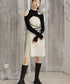 Cutout Layered Top & Dot Dress Co-ord